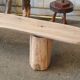 Pair of vintage farm bench