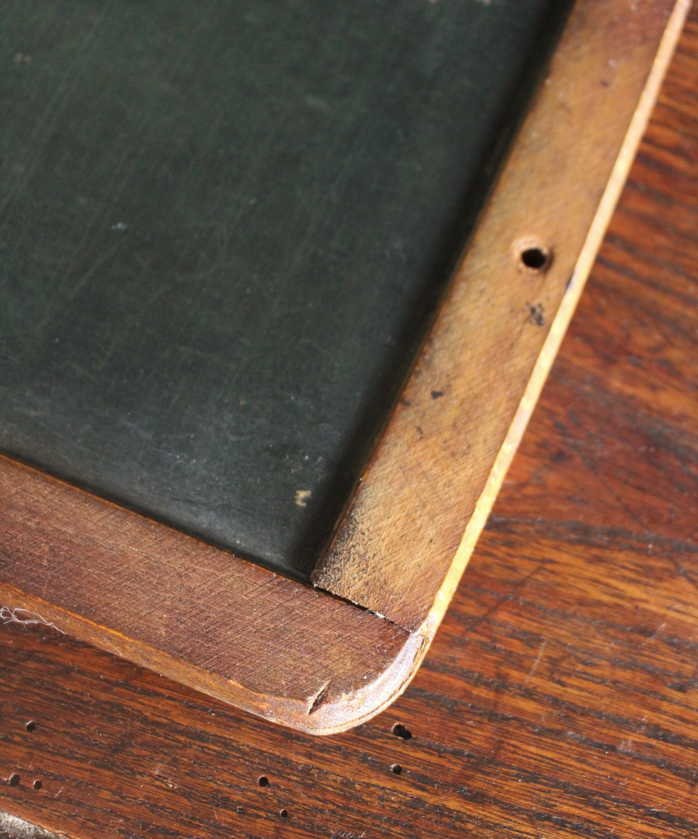School slate old wood