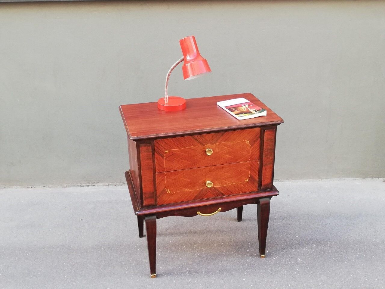 Pair of art deco bedside tables
