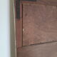 Patinated trumeau mirror Louis XVI style