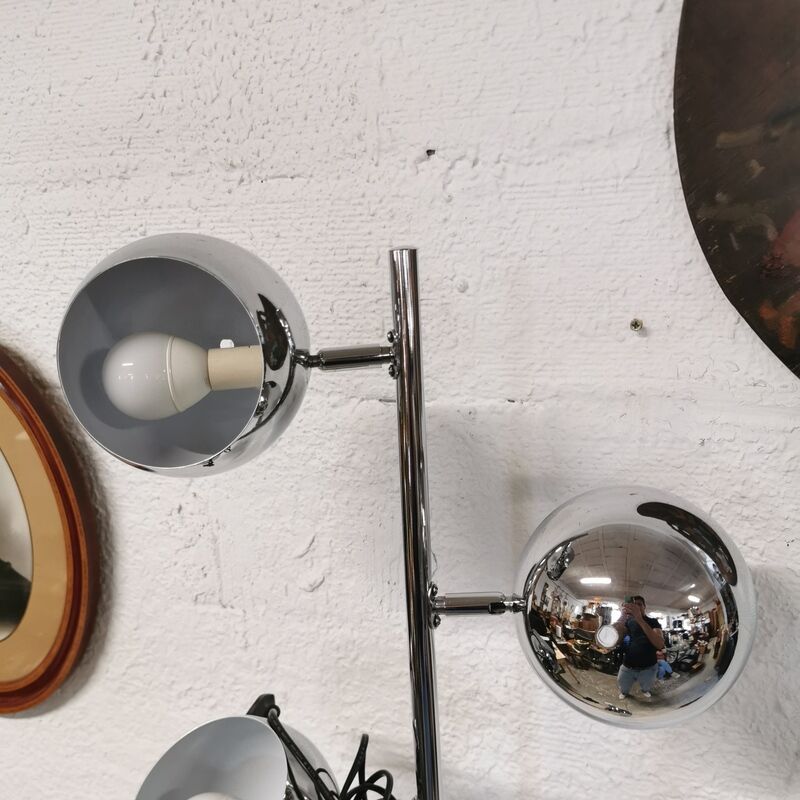 Floor lamp "eye ball" tulip foot