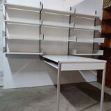 Wall shelf with desk by Dieter Rams for Vitsoe