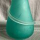 Glass paste vase, art glassworks from Toul, France