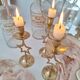 Brass star candlestick