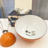Verner Panton Flower Pot Suspension for Louis Poulsen, Orange