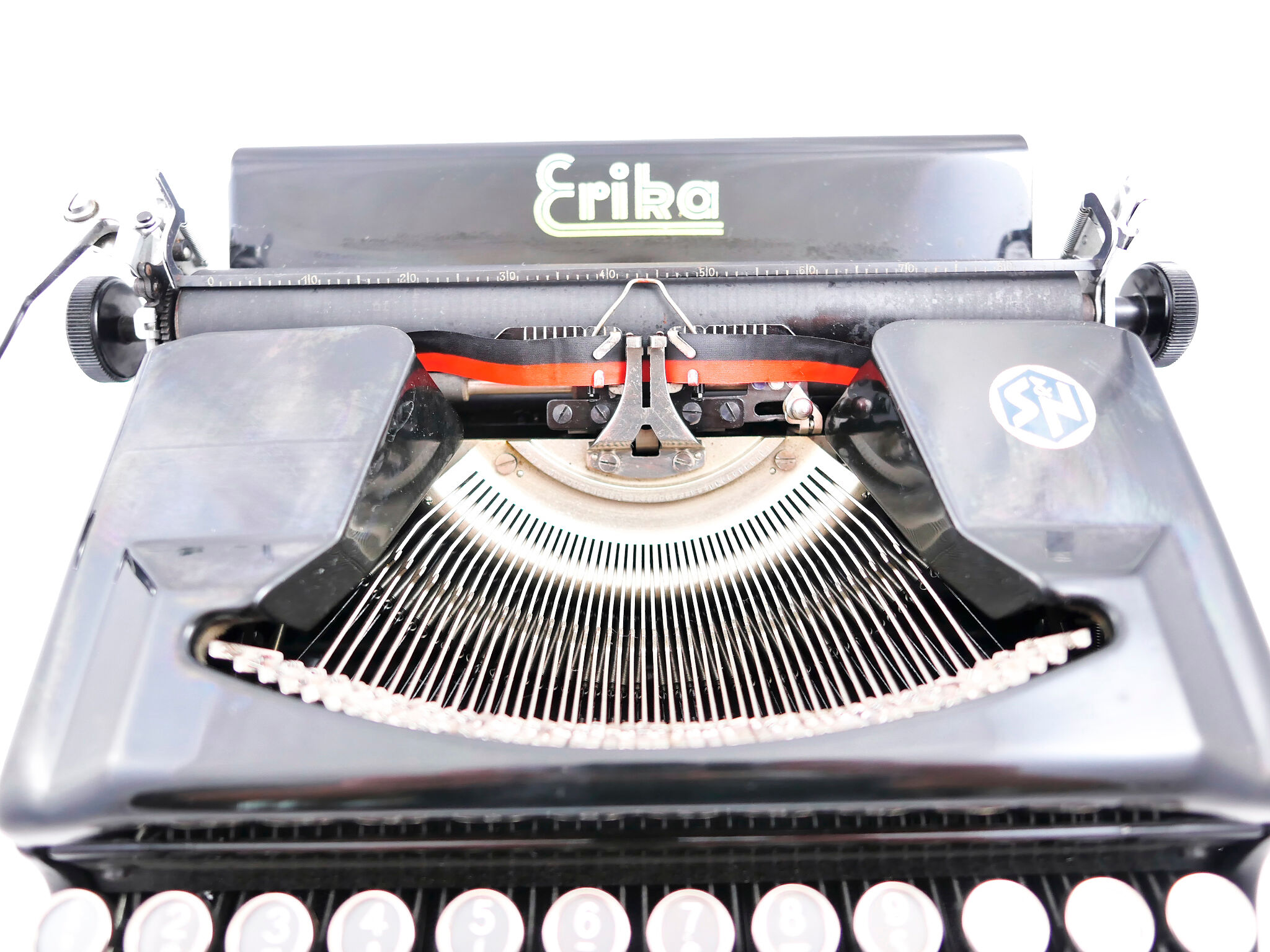 Erika typewriter 9 black revised ribbon new