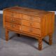 Brutalist Drawer Chest in Oak by Henning Kjærnulf, 1970s