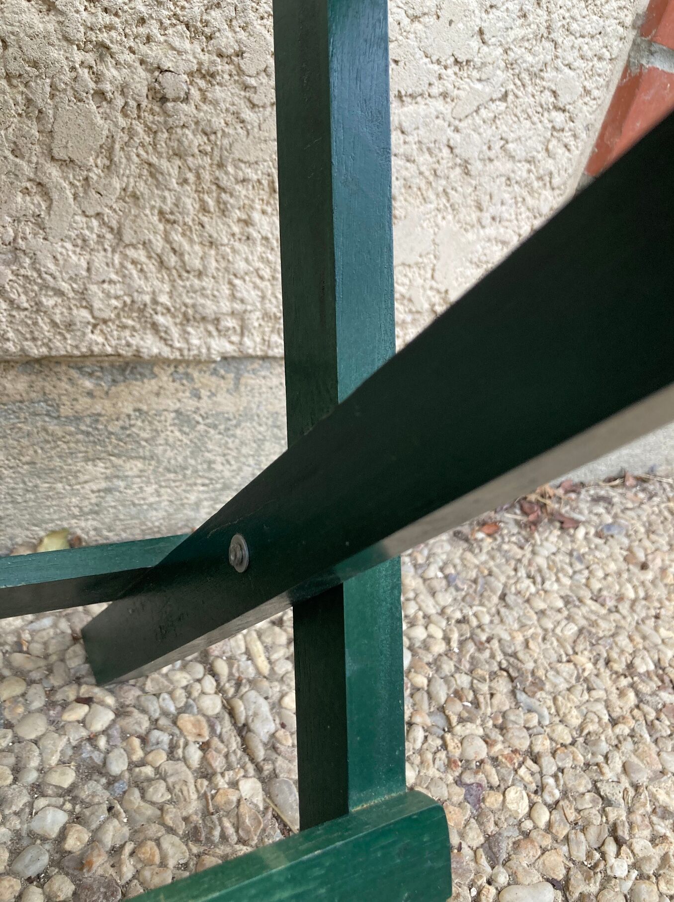 Folding stool in vintage canning