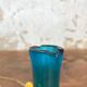 Lot of 3 vials of blue glass
