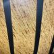 Vintage Floor Lamp Turned Wood, Bamboo Rattan Circa 1950s
