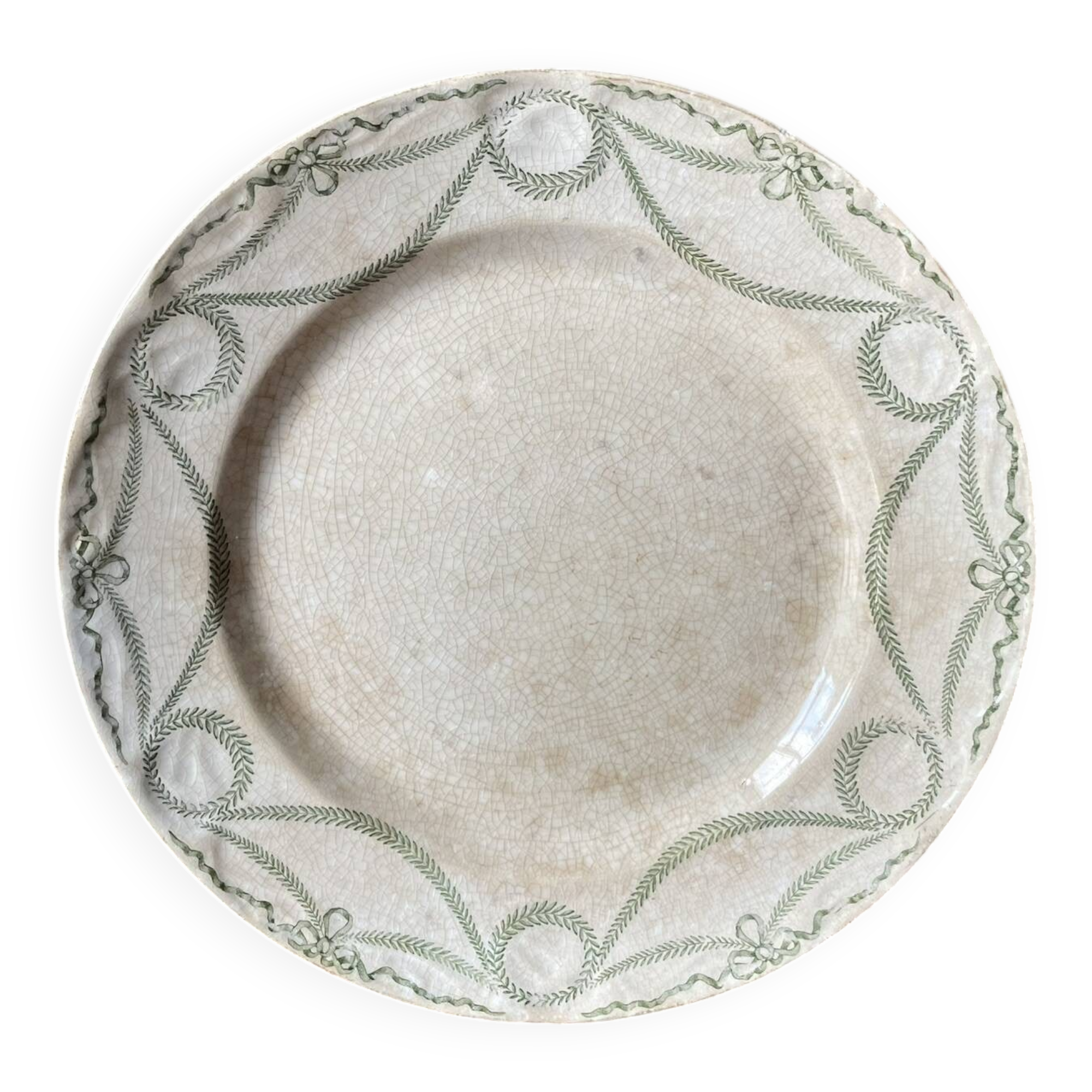 Old Creil and Montereau dish