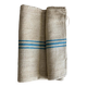 Hemp grain bag, blue stripes