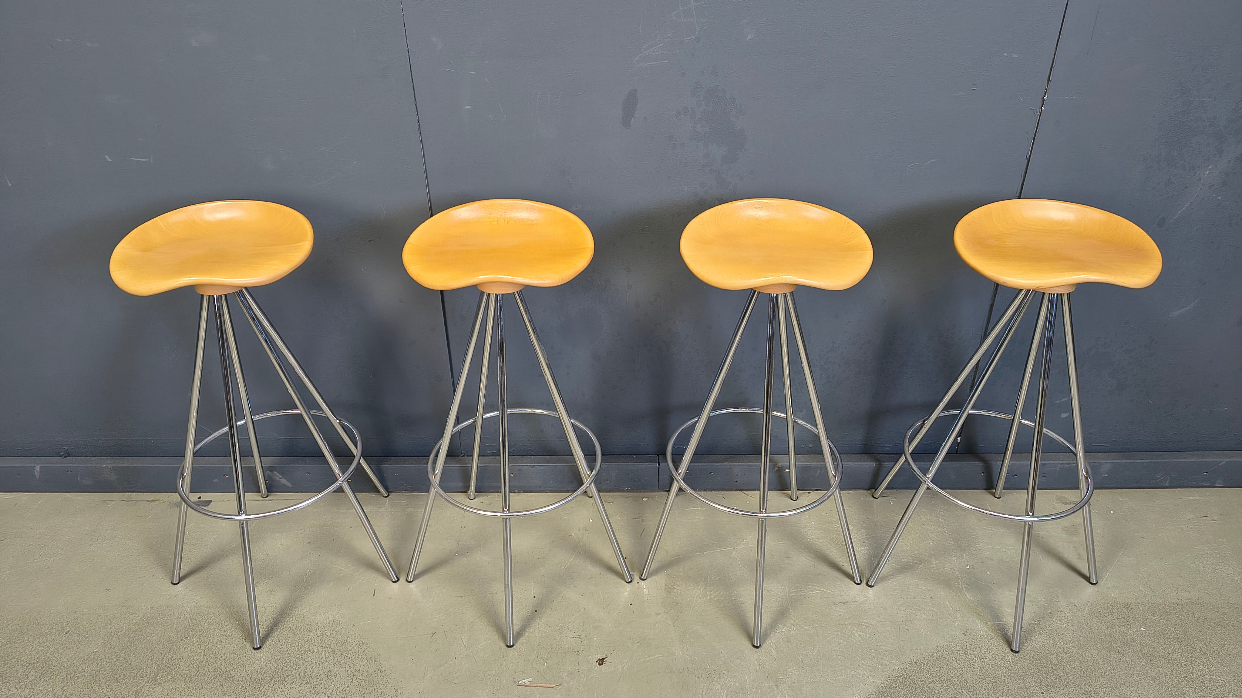 Set of Jamaica swivel bar stools by Pepe Cortès for BD Barcelona, 1990s