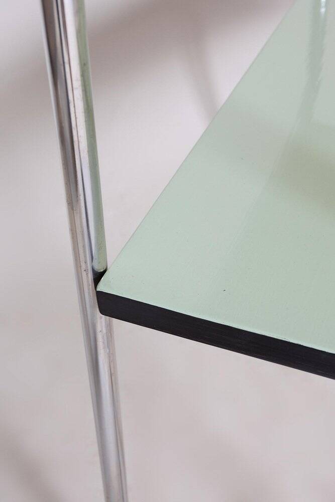 Table d'appoint Art Déco en acier chromé par Marcel Breuer pour Thonet, années 1930.