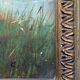 Nineteenth century painting HSP "Landscape with the river" signed + barbizon frame