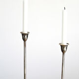Candlestick in sheffield 2 candles, Italy 70s