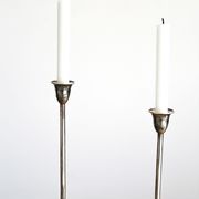 Candlestick in sheffield 2 candles, Italy 70s