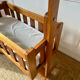 Vintage Scandinavian wooden cradle