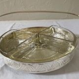 Silver metal dish