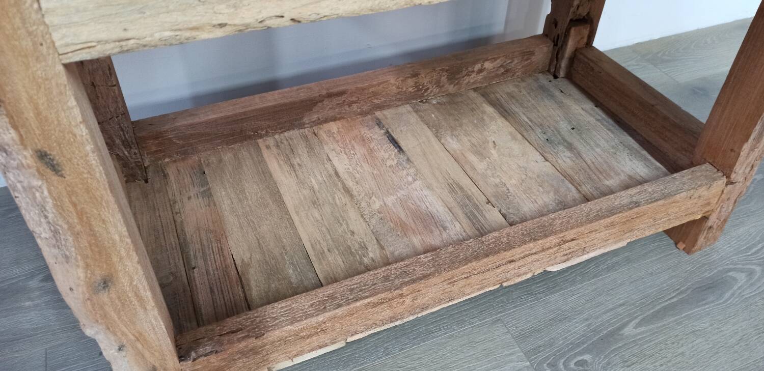 Small wooden console