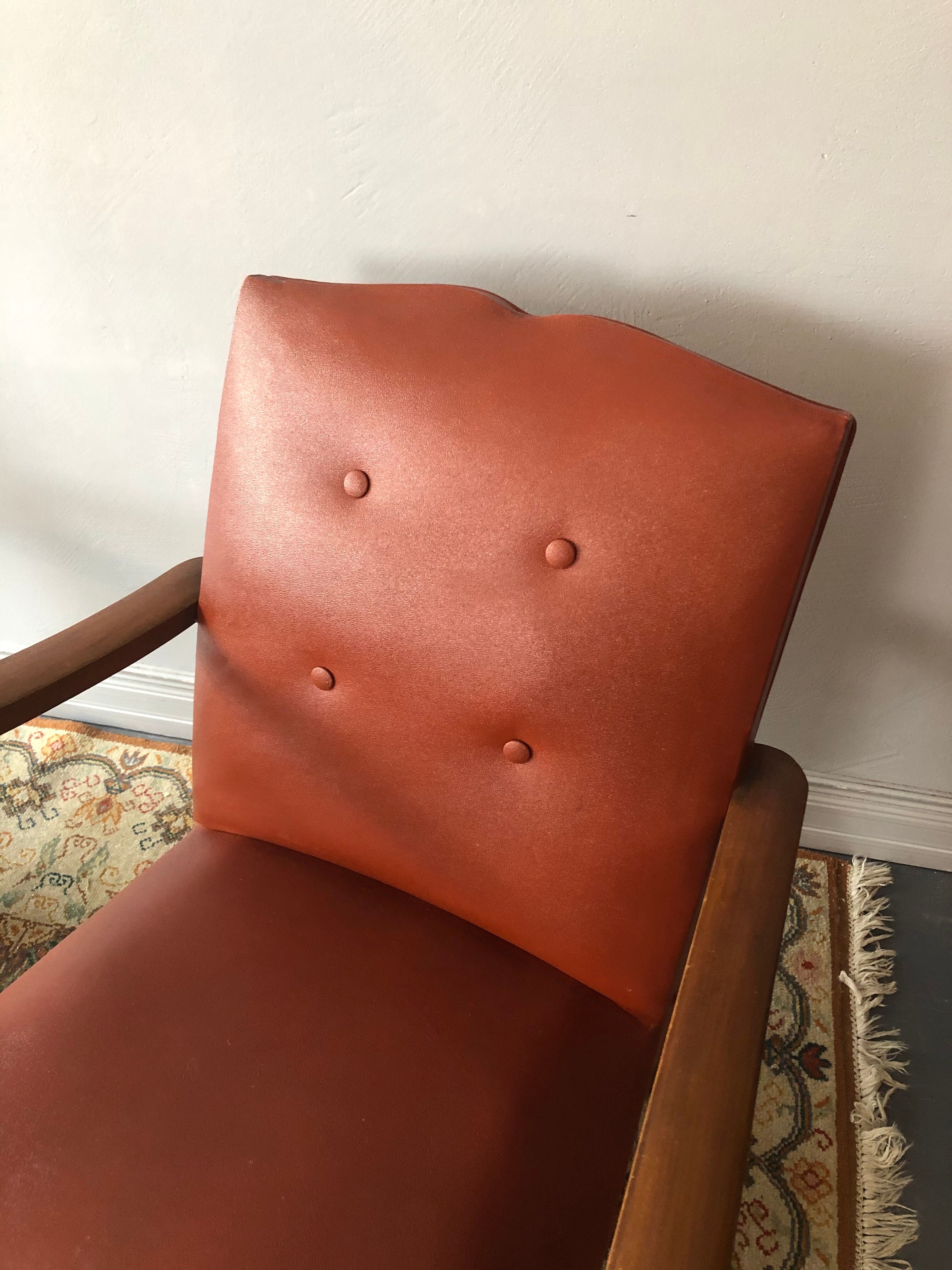 Pair of club armchairs 40s