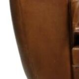 Fauteuil club vintage en cuir