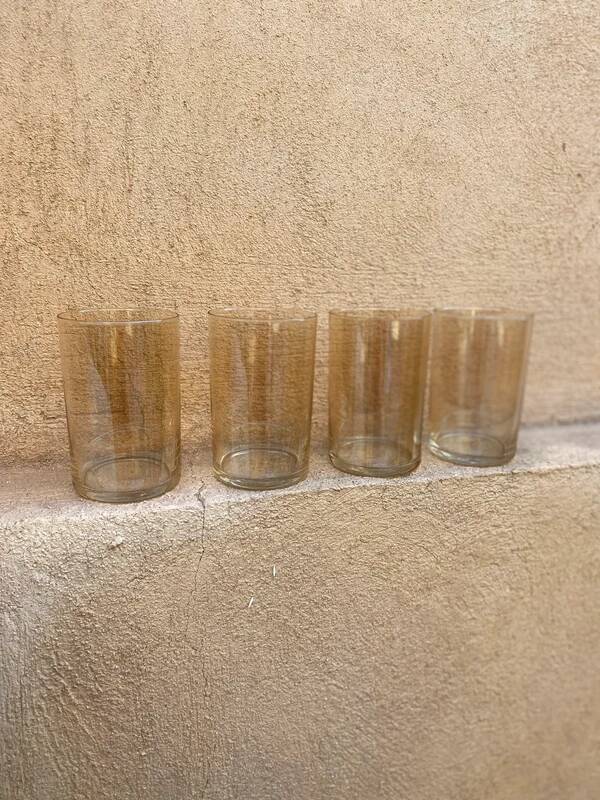 Iridescent vintage glasses