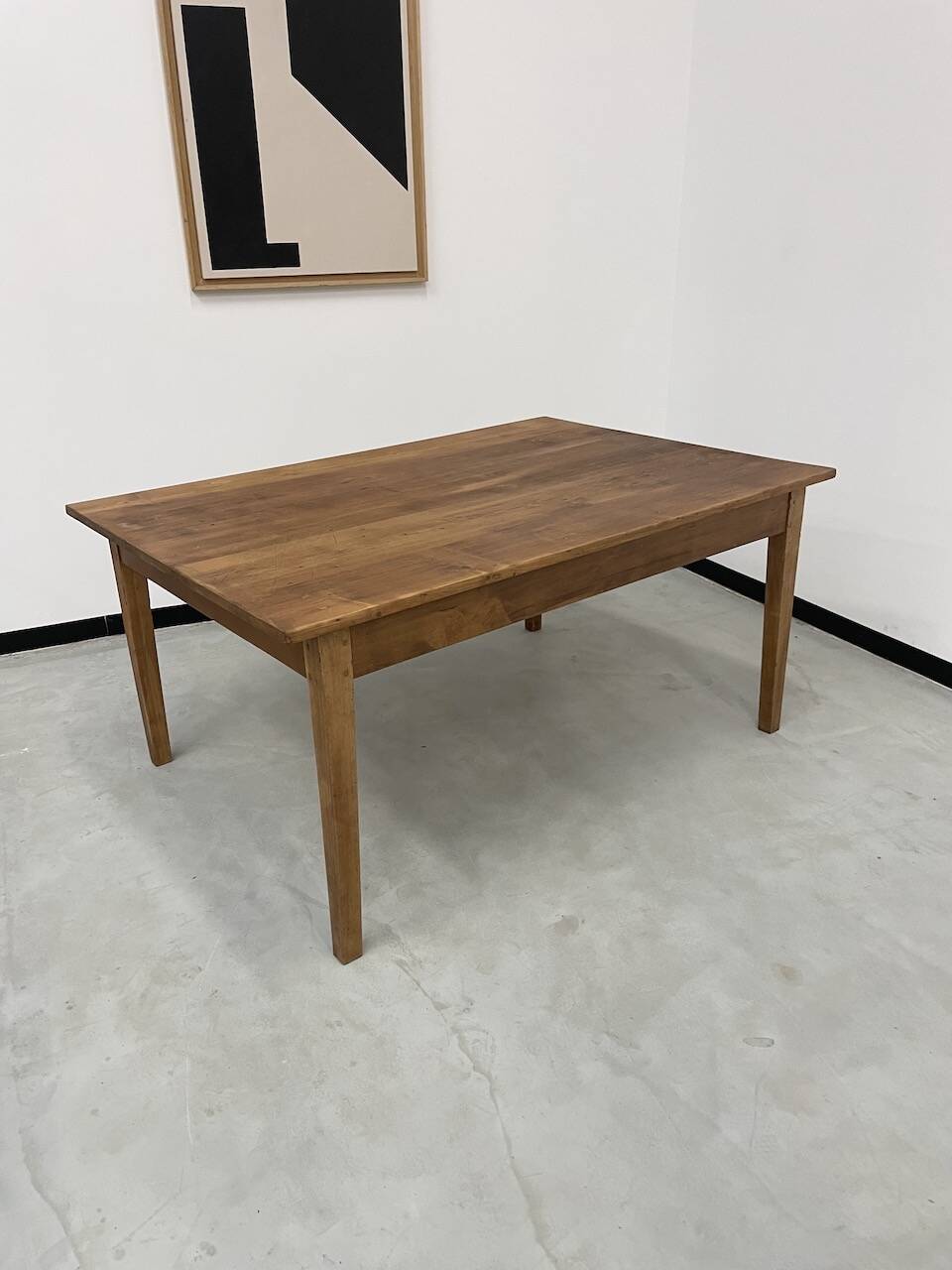 Pine farmhouse table 160 x 110 cm