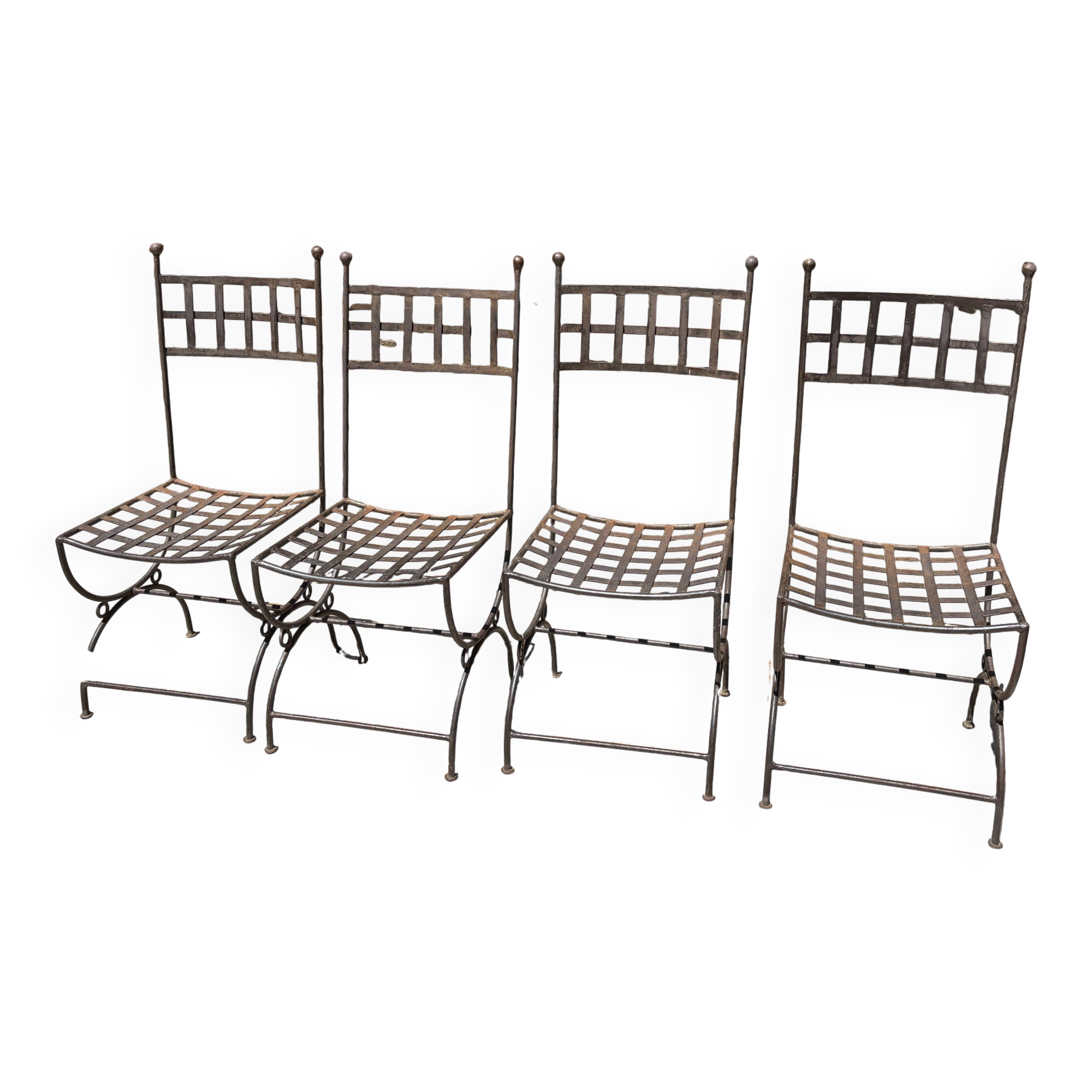 Chaises en fer forgé
