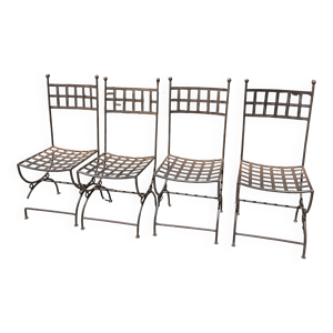 Chaises en fer forgé