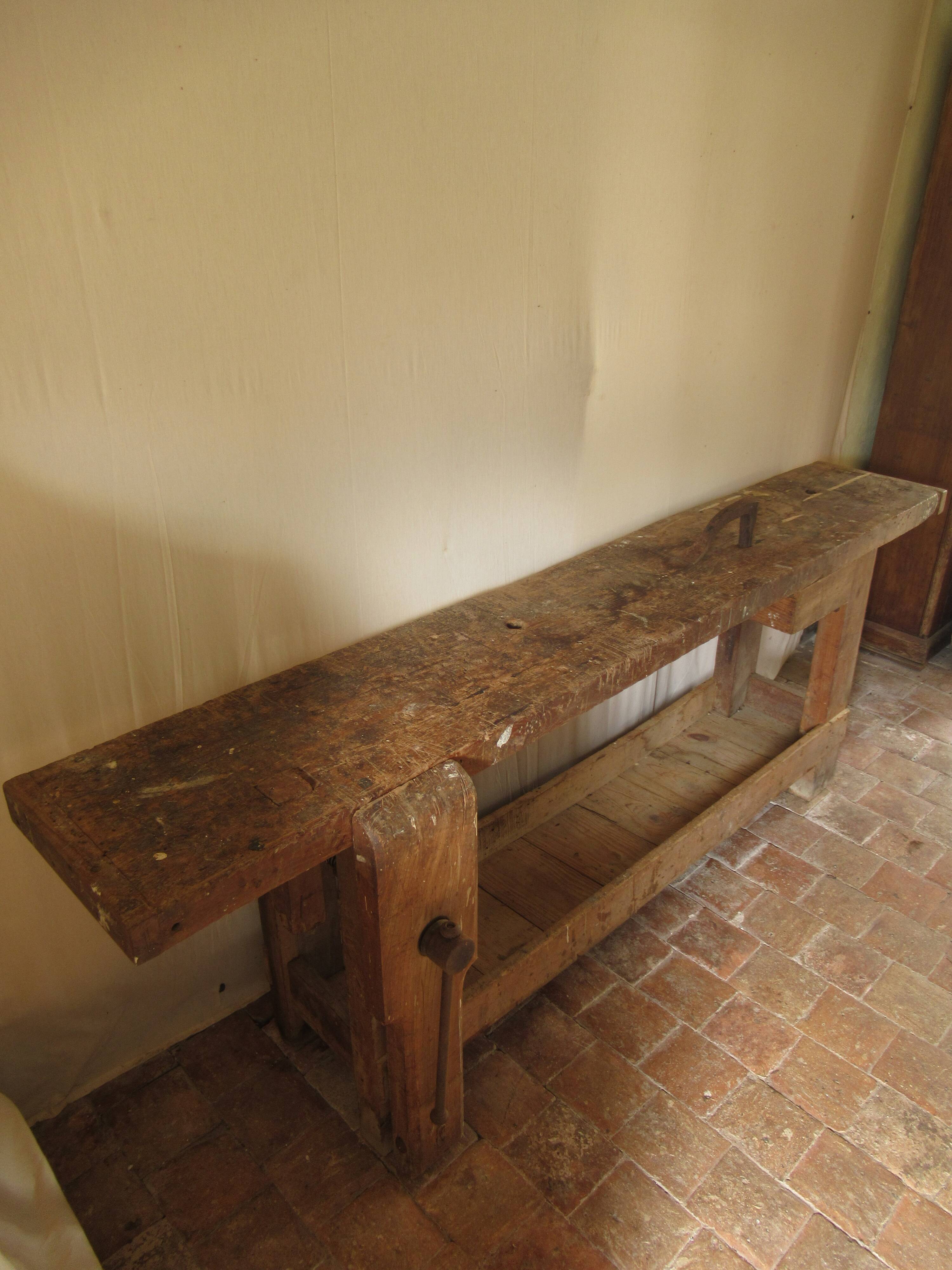 Cabinetmaker's workbench.