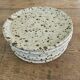 6 plates signed Gustave Tiffoche vintage pyrite glazed stoneware