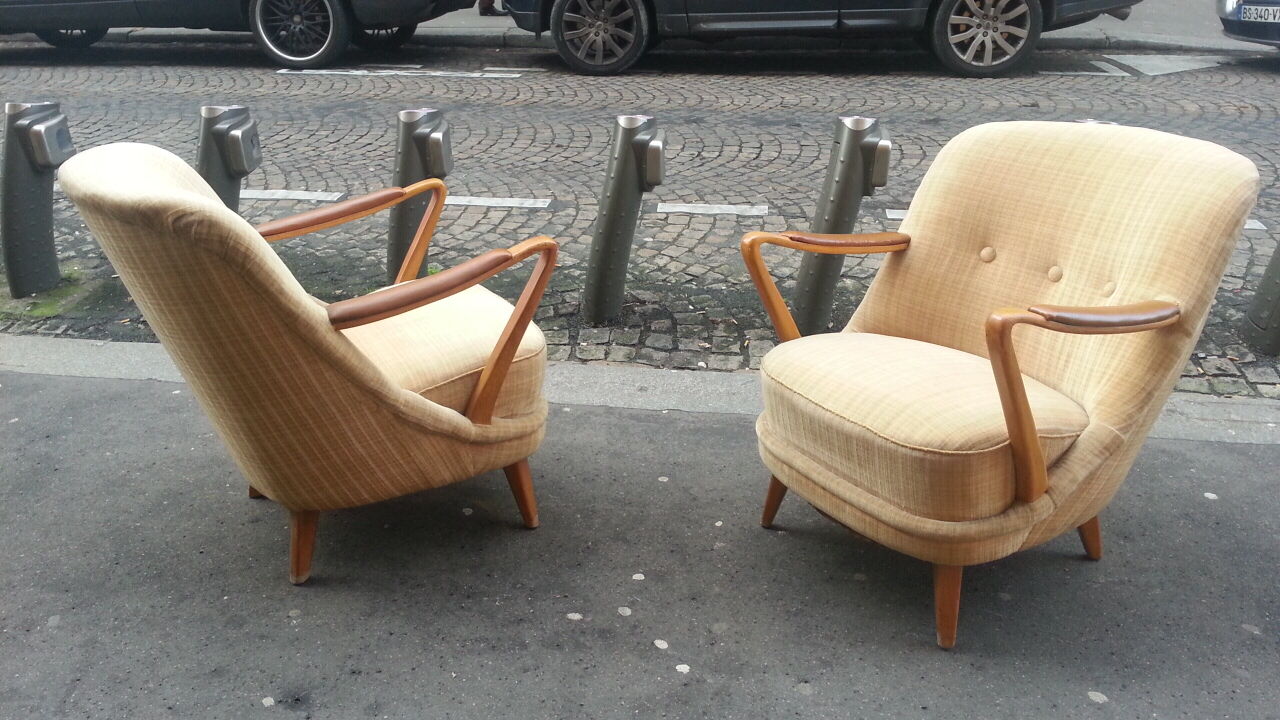 1 / 2 armchair Cup years 50-60 Janina Jędrachowicz i Konrad Racinowski