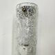 Vintage ice glass wall lamp , 1970s