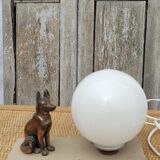 Art Deco table lamp German Shepherd