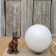 Art Deco table lamp German Shepherd