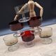 Set 6 coupes champagne Cavalier Suède Luminarc bicolore