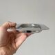 Stainless steel platter – Elongated oval serving dish in metal – Aperitif tray