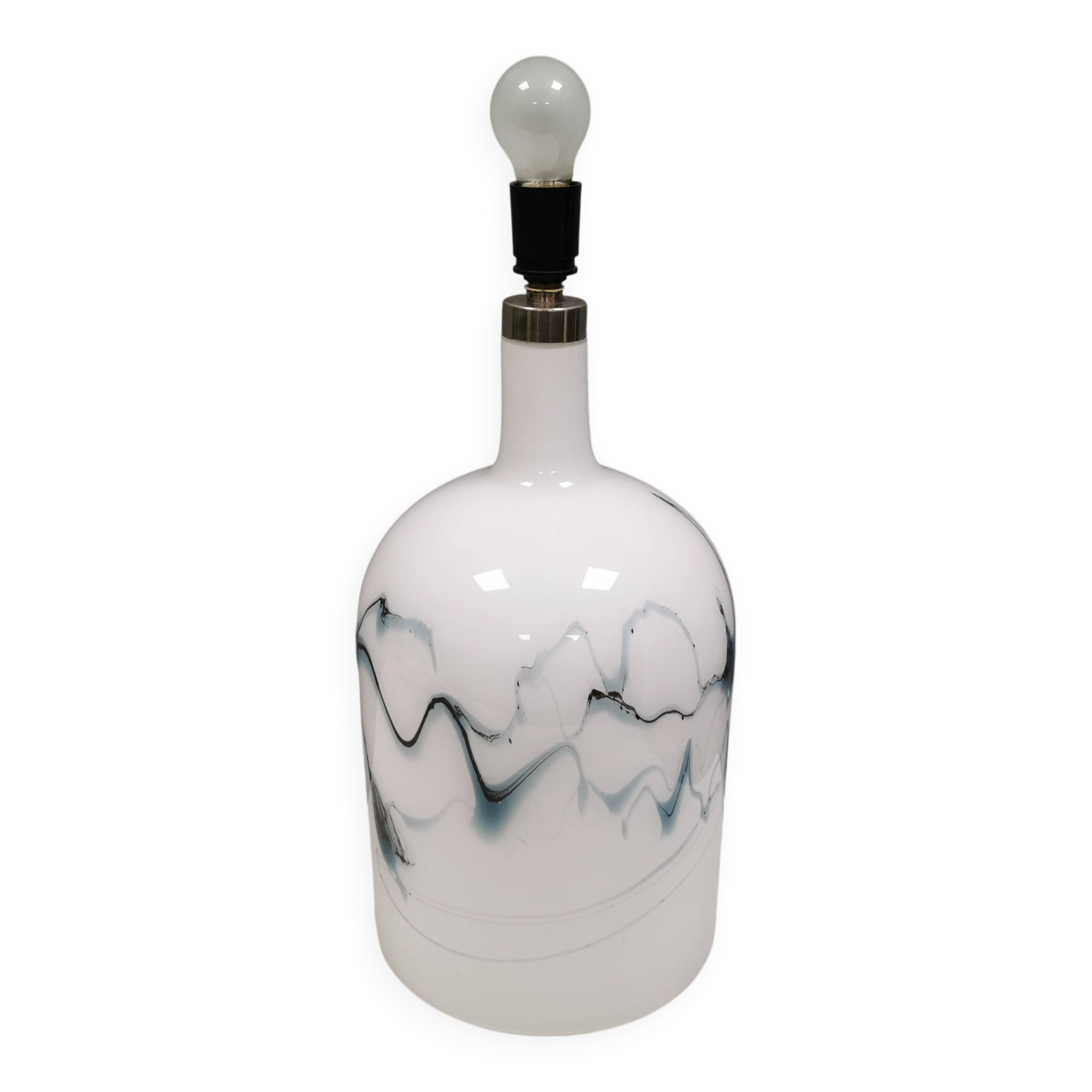 Crazy table lamp designed by Michael Bang for Holmegaard in 1973.