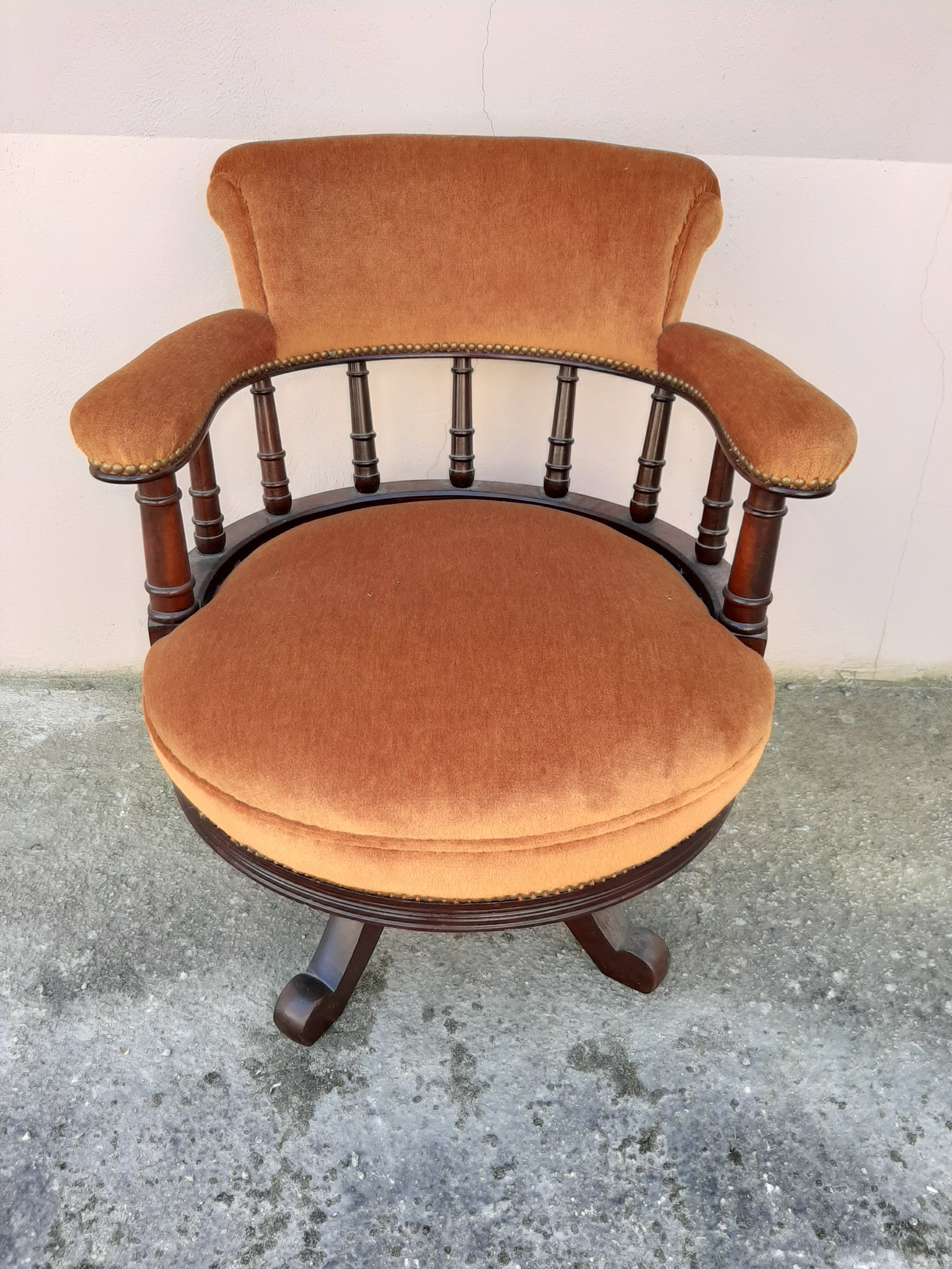 Old century office armchair 20th