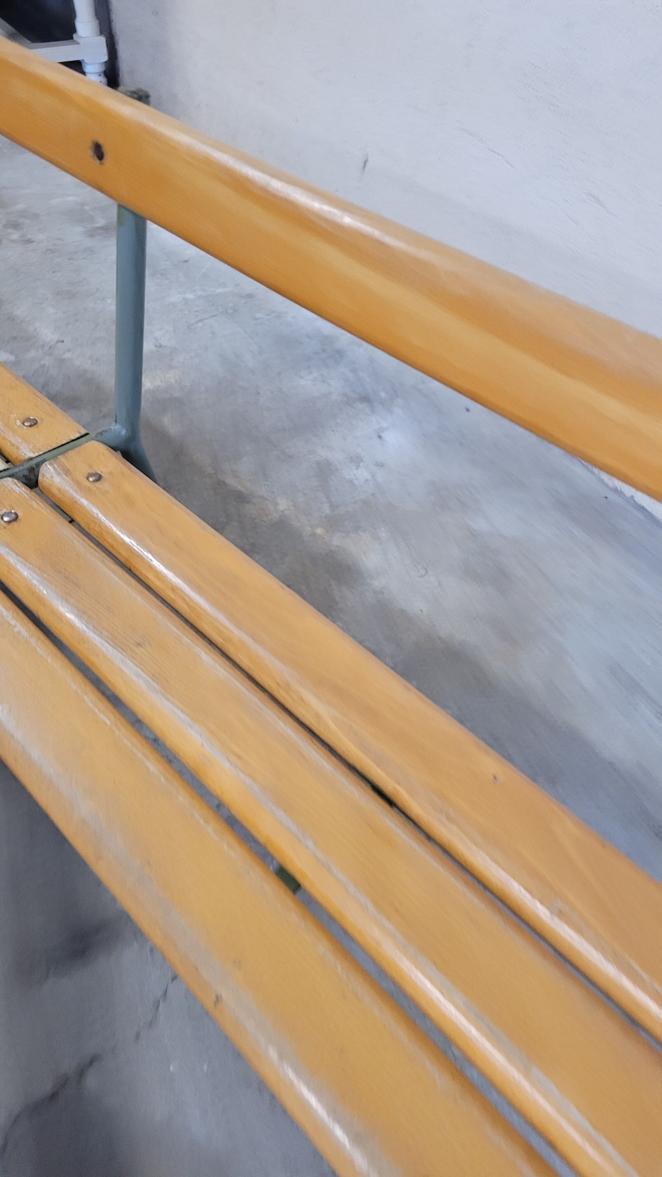 Pair of kindergarten benches for children made in 1950