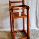 High chair for baby in solid pine - mid 20th century.