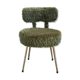 Chaise moumoute Pelfran verte