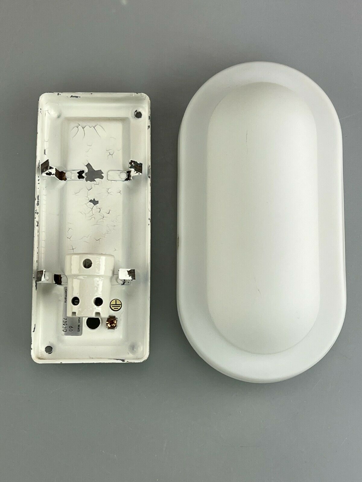 60s 70s peill & putzler wandampe wall lamp glass space design lamp 60s