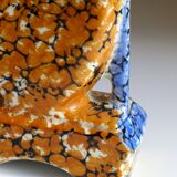 Pair of Art Deco marbled vases