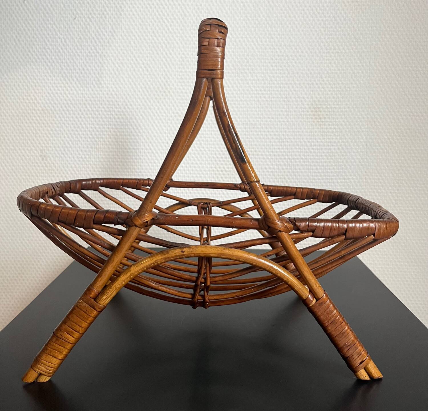 Vintage wicker basket