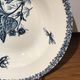 Hollow plate, insect and strawberry décor, Manufacture Choisy the King, Iron Land, H Boulenger - Co.
