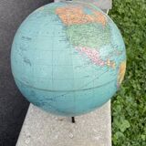 Vintage globe taride 1960 tripod world map