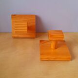 Pine coat hooks