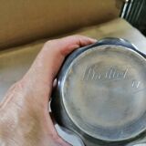 Tin pitcher signed and dated 1922